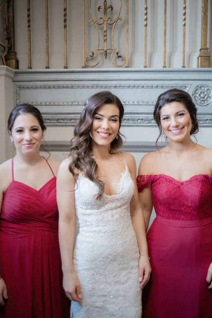 candid bridal party photography