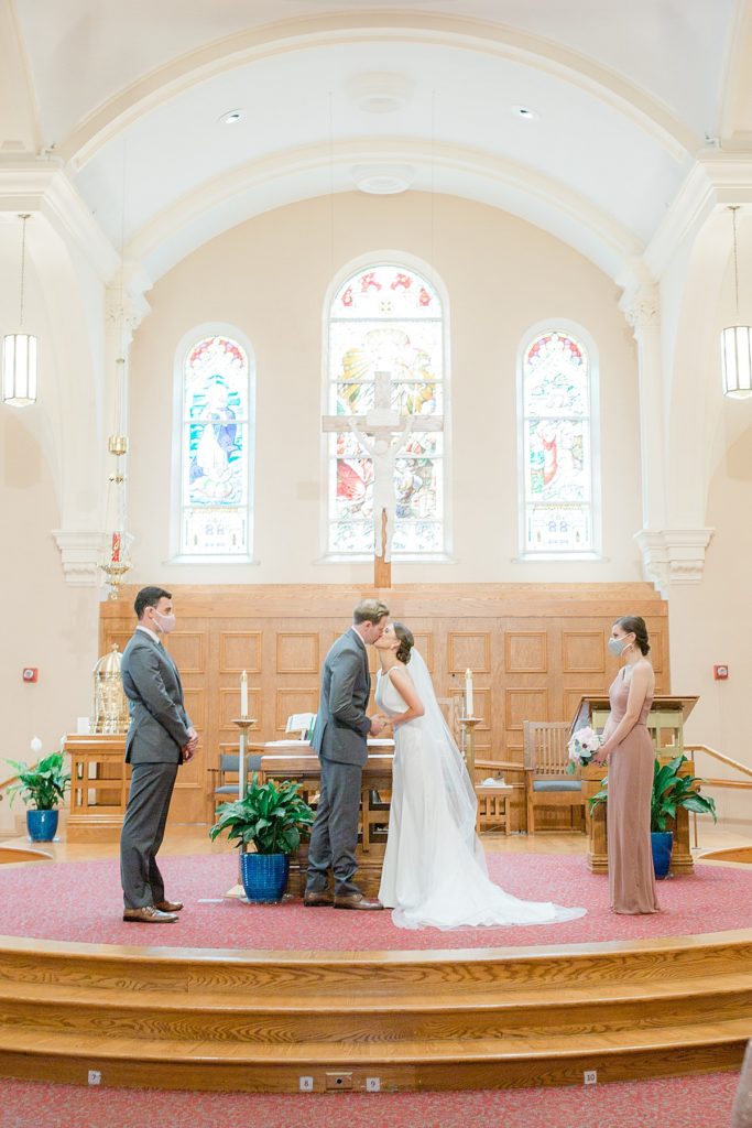 wedding catholic church ceremony