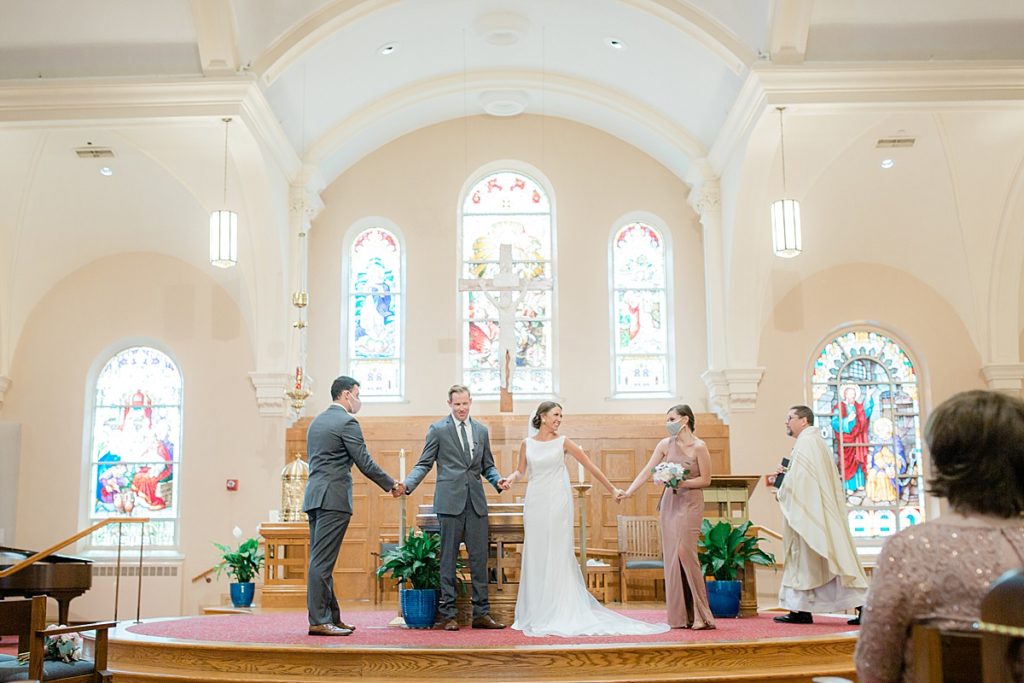 wedding catholic church ceremony