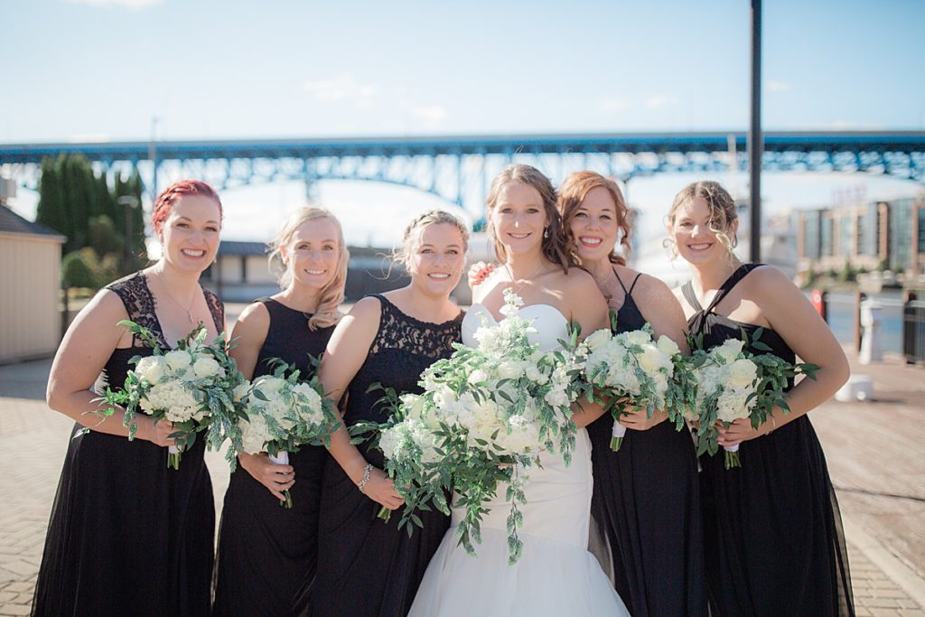 bridesmaids at Windows on the River