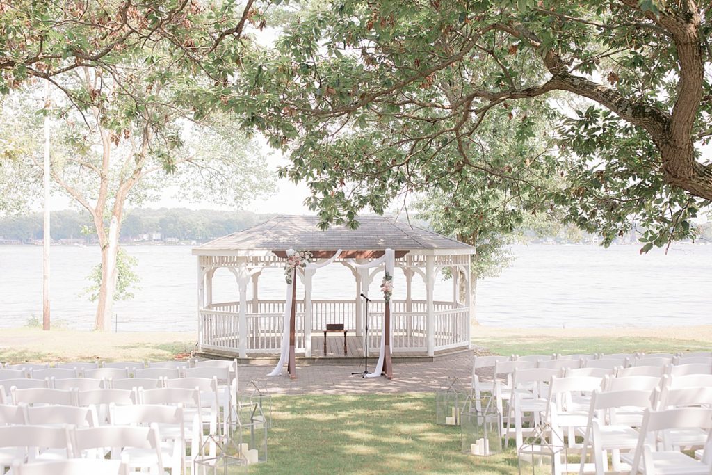 tudor house wedding on portage lakes photos