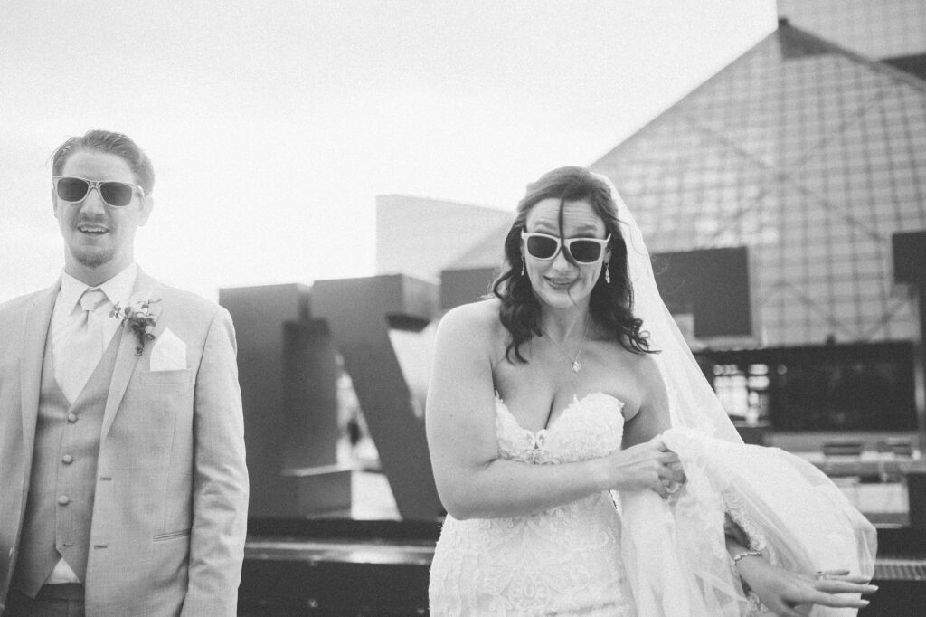 Candid Wedding in Downtown Cleveland