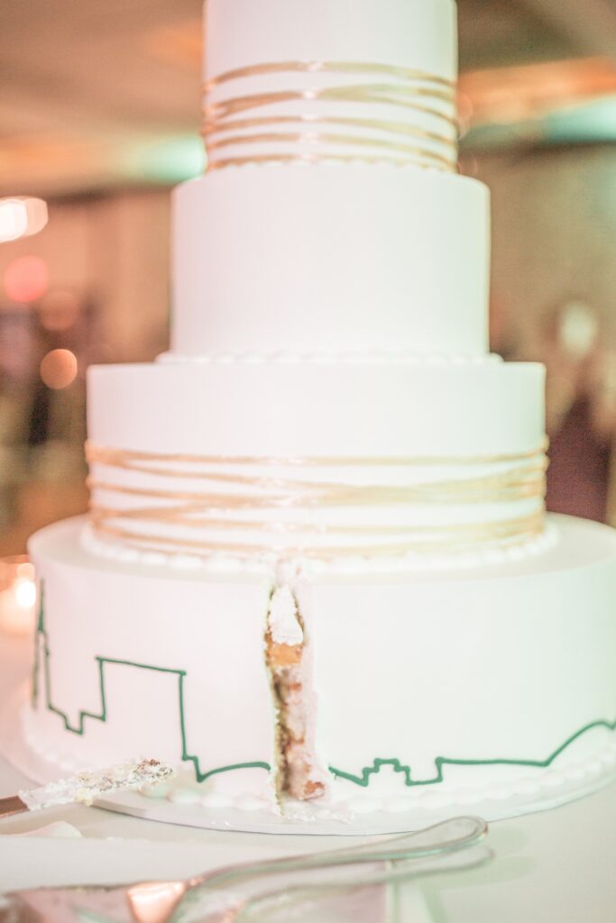 Downtown Cleveland Wedding Cake