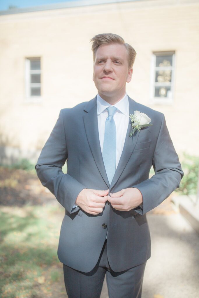Groom Details Akron, Ohio Wedding