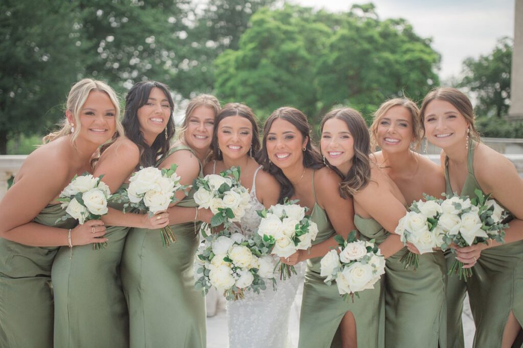 Candid Cleveland Wedding Party Portraits