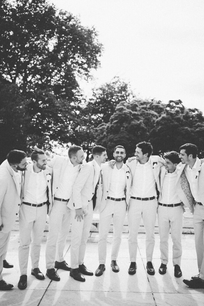 Candid Cleveland Wedding Party Portraits