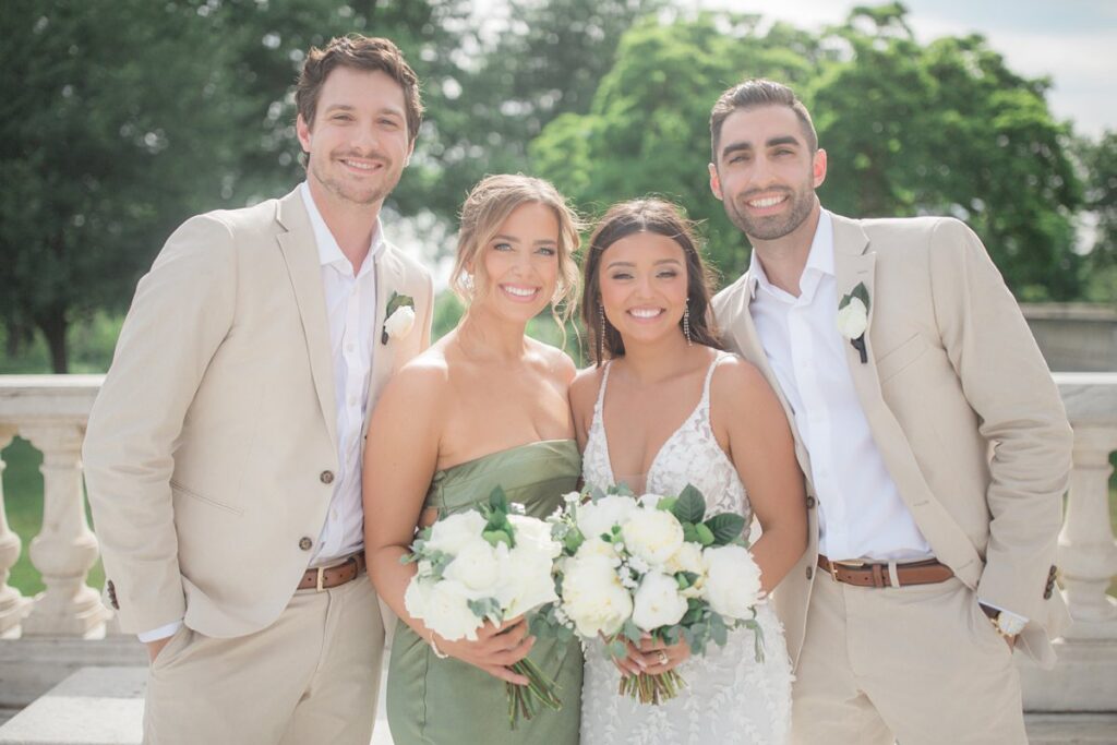 Candid Cleveland Wedding Party Portraits